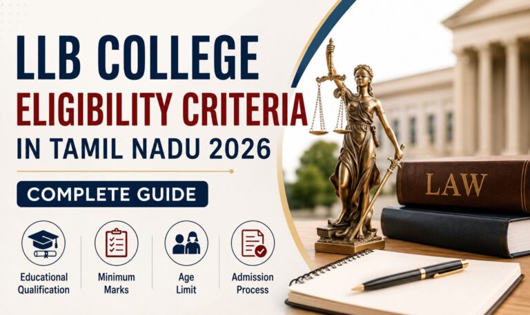 LLB College Eligibility Criteria in Tamil Nadu 2026 (Complete Guide)