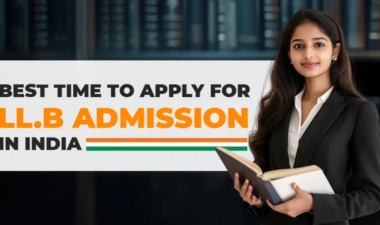 Best Time to Apply for LLB Admission 2026 in Tamil Nadu