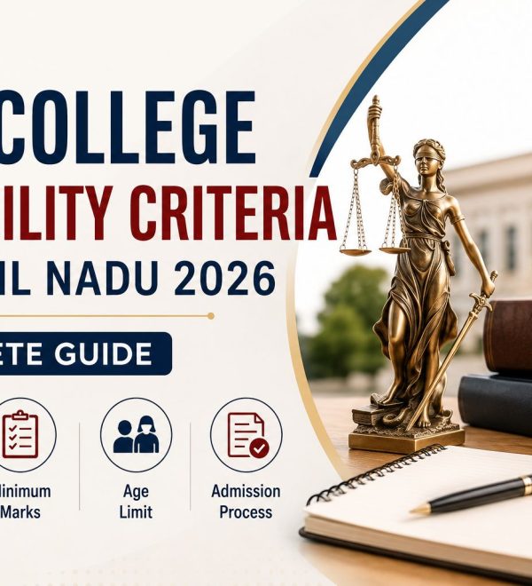 LLB College Eligibility Criteria in Tamil Nadu 2026 (Complete Guide)