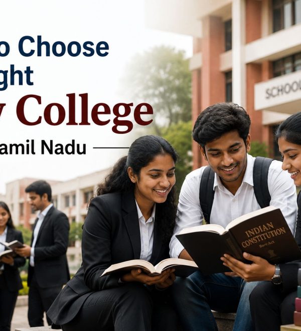How to Choose the Right Law College in Tamil Nadu