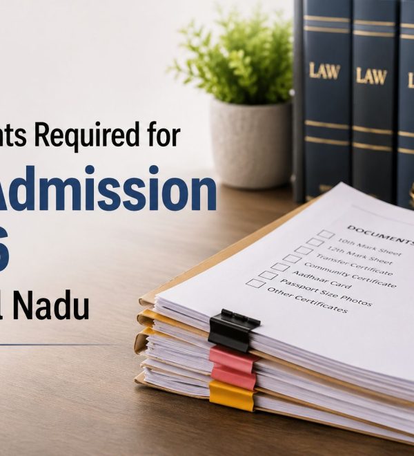 Documents Required for LLB Admission 2026 in Tamil Nadu